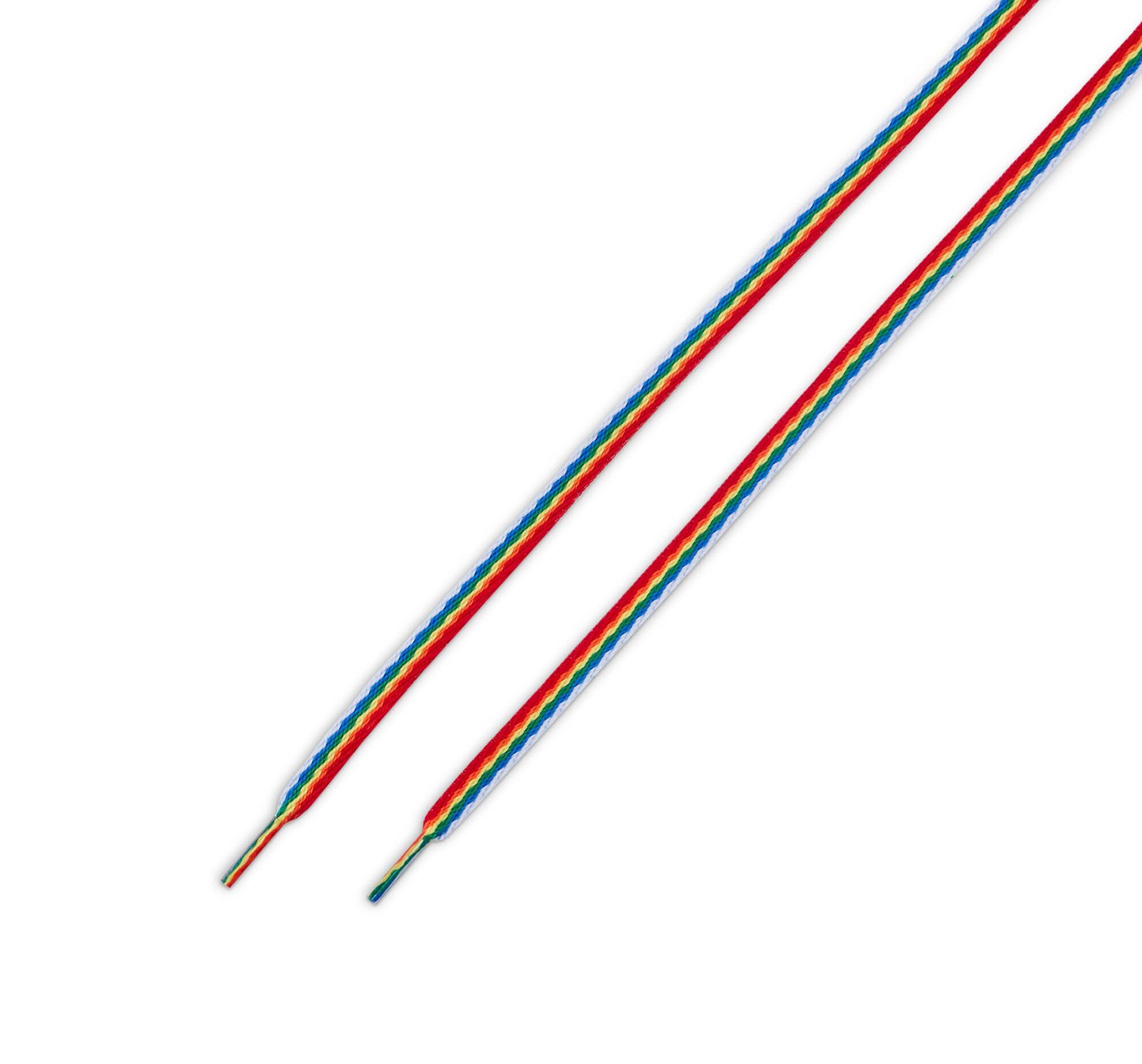 Sireturi curcubeu pentru incaltaminte joasa 45''/114 cm