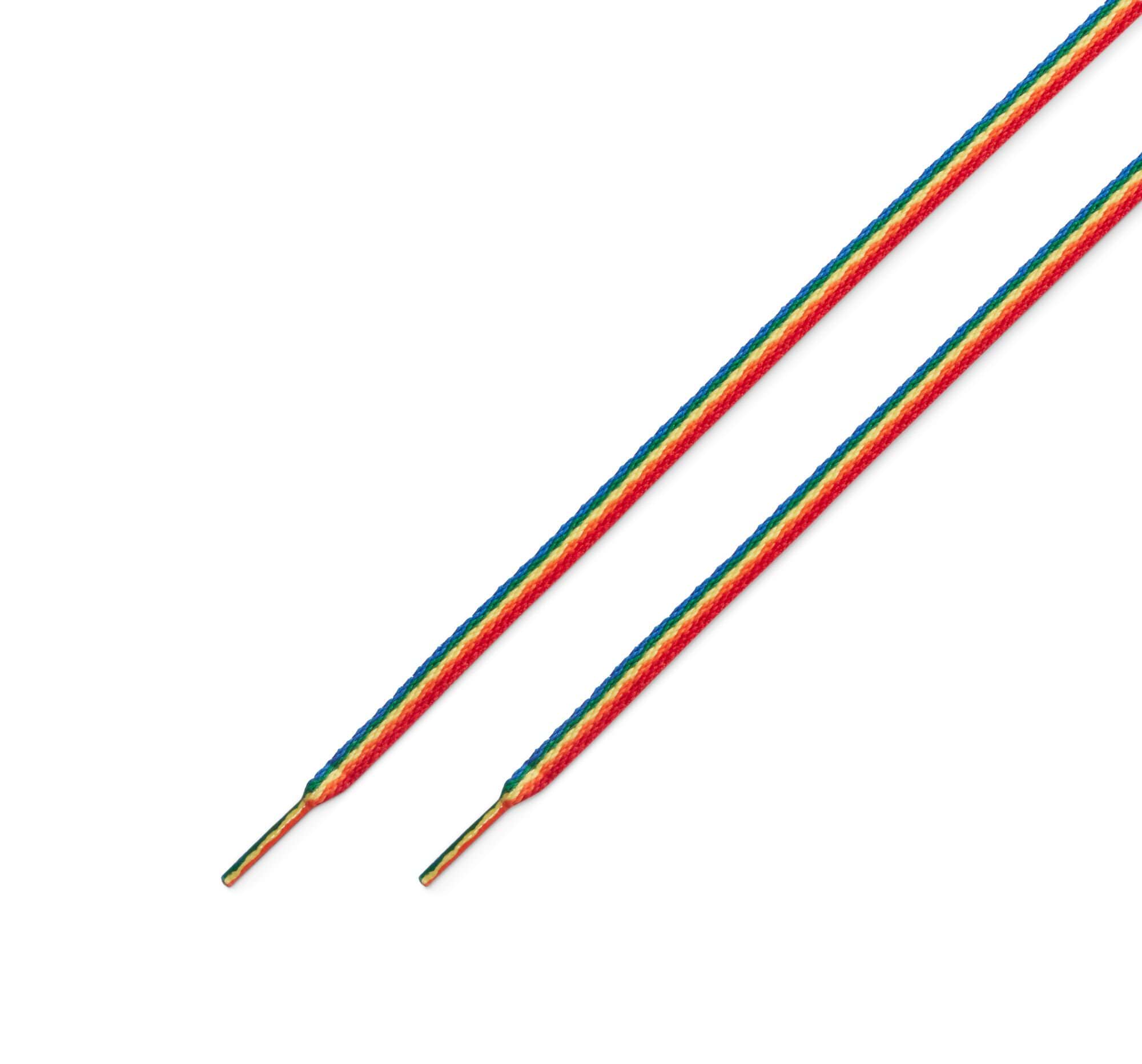 Sireturi curcubeu pentru pantofi inalti 54''/137 cm