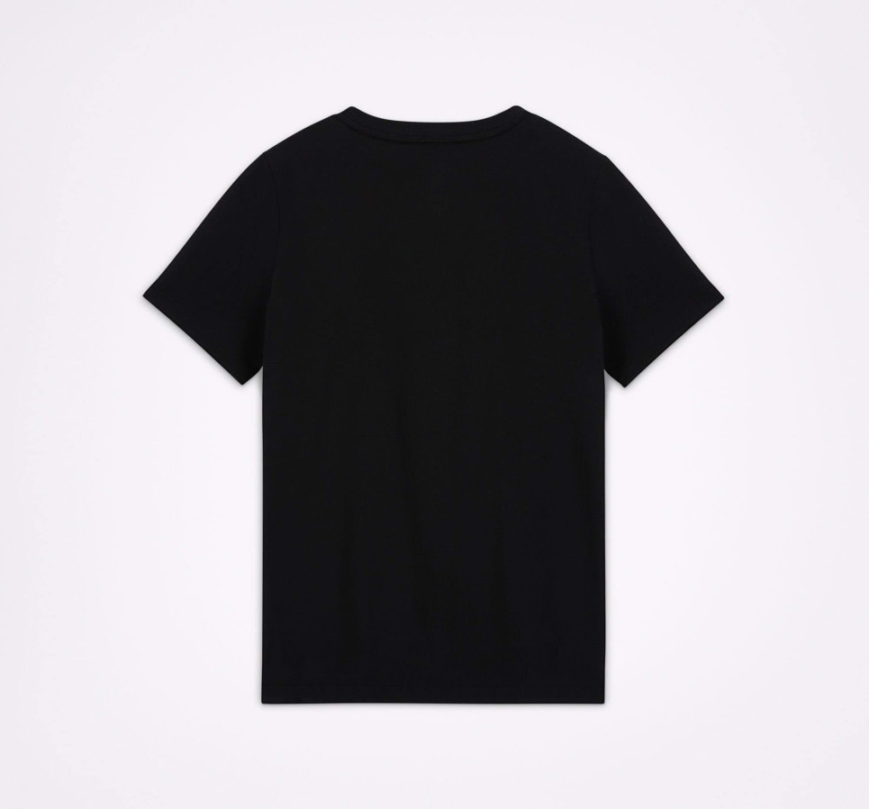 Star Chevron Center Front Tee-L-black