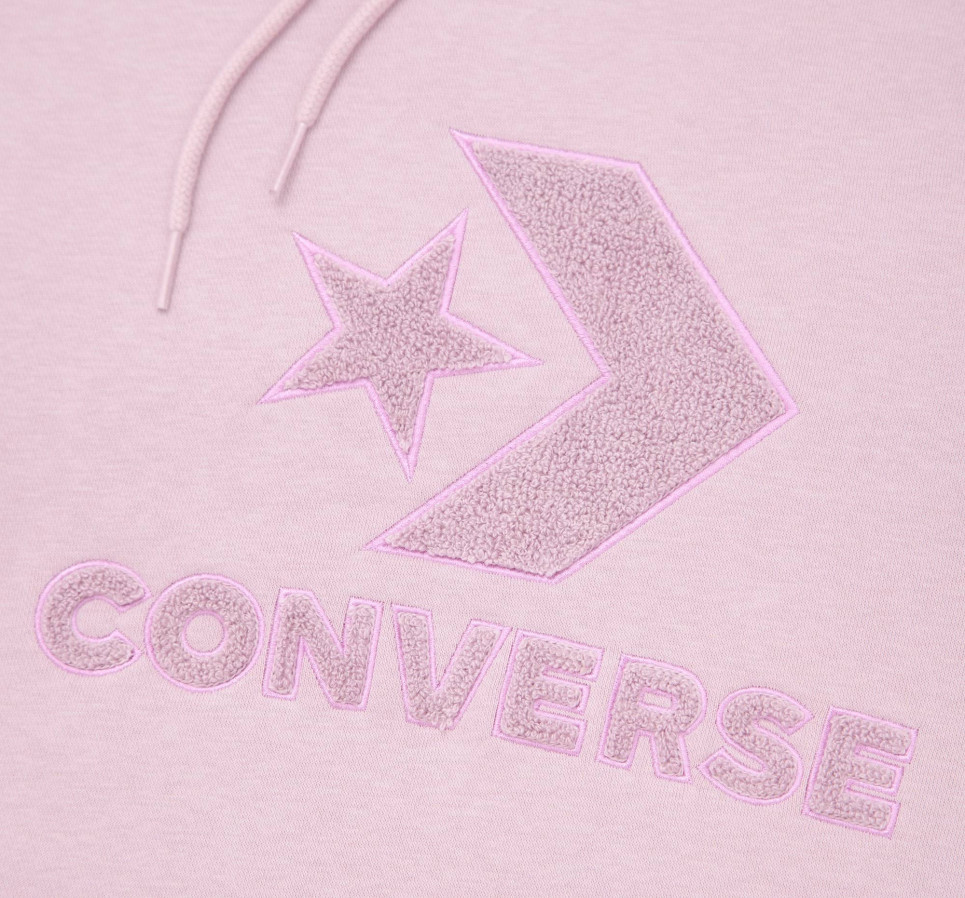 Converse Go-To Star Chevron Loose-Fit Pullover Hoodie