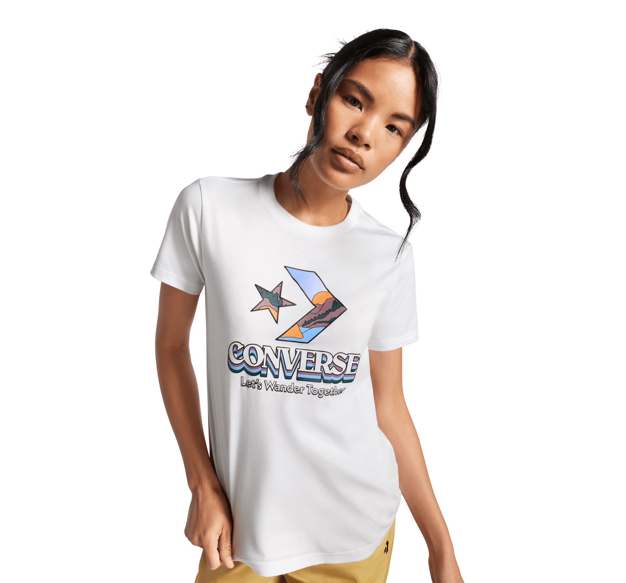 Tricou Star Chevron Mountain Graphic
