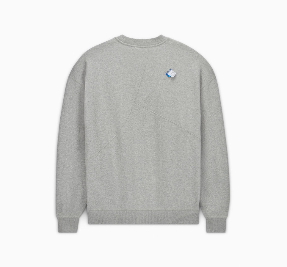 Converse x ADER ERROR SHAPES Crew Sweatshirt-Grey-S