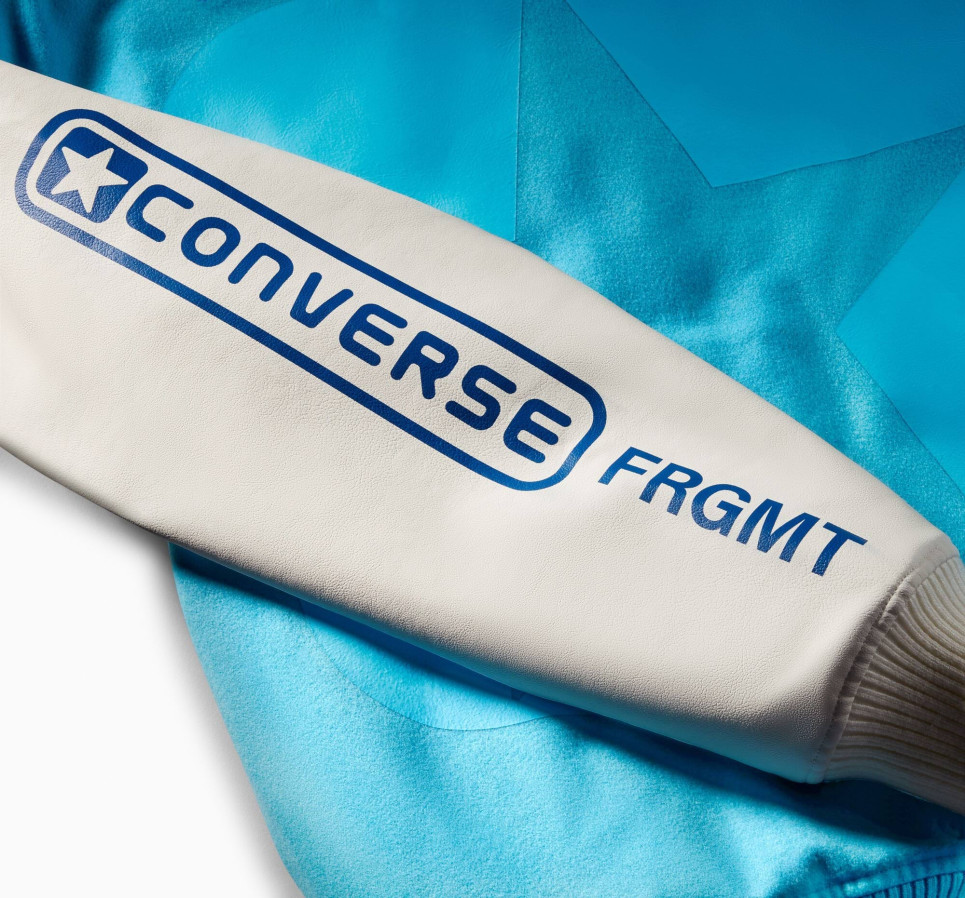Converse x FRGMT Varsity Jacket-Blue-S