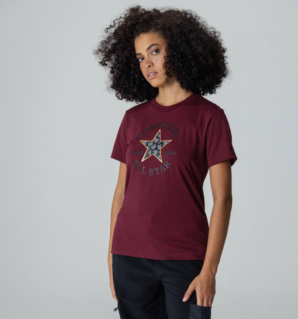 Leopard Chuck Taylor Patch T-Shirt