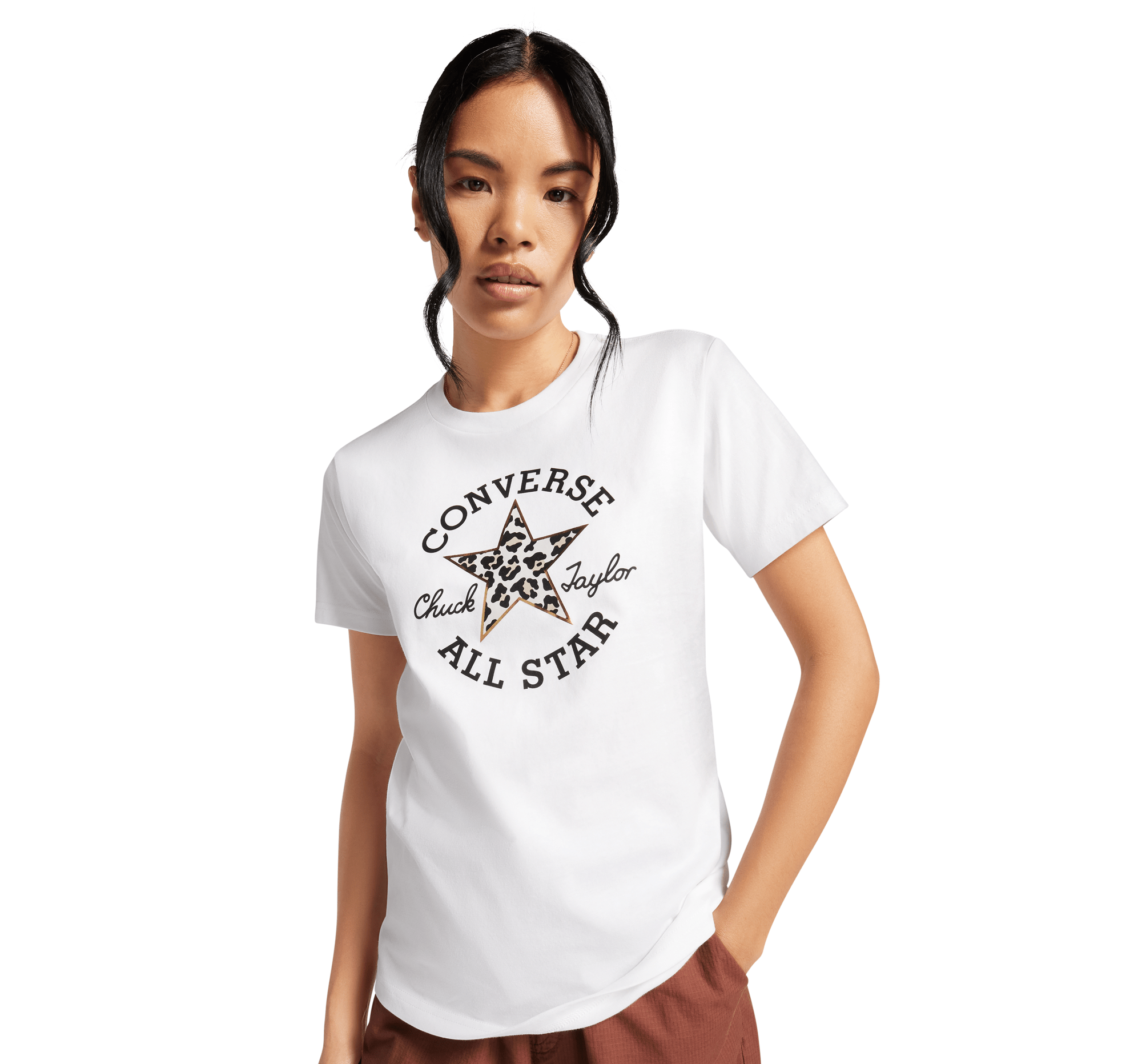Tricou Leopard Chuck Taylor Patch