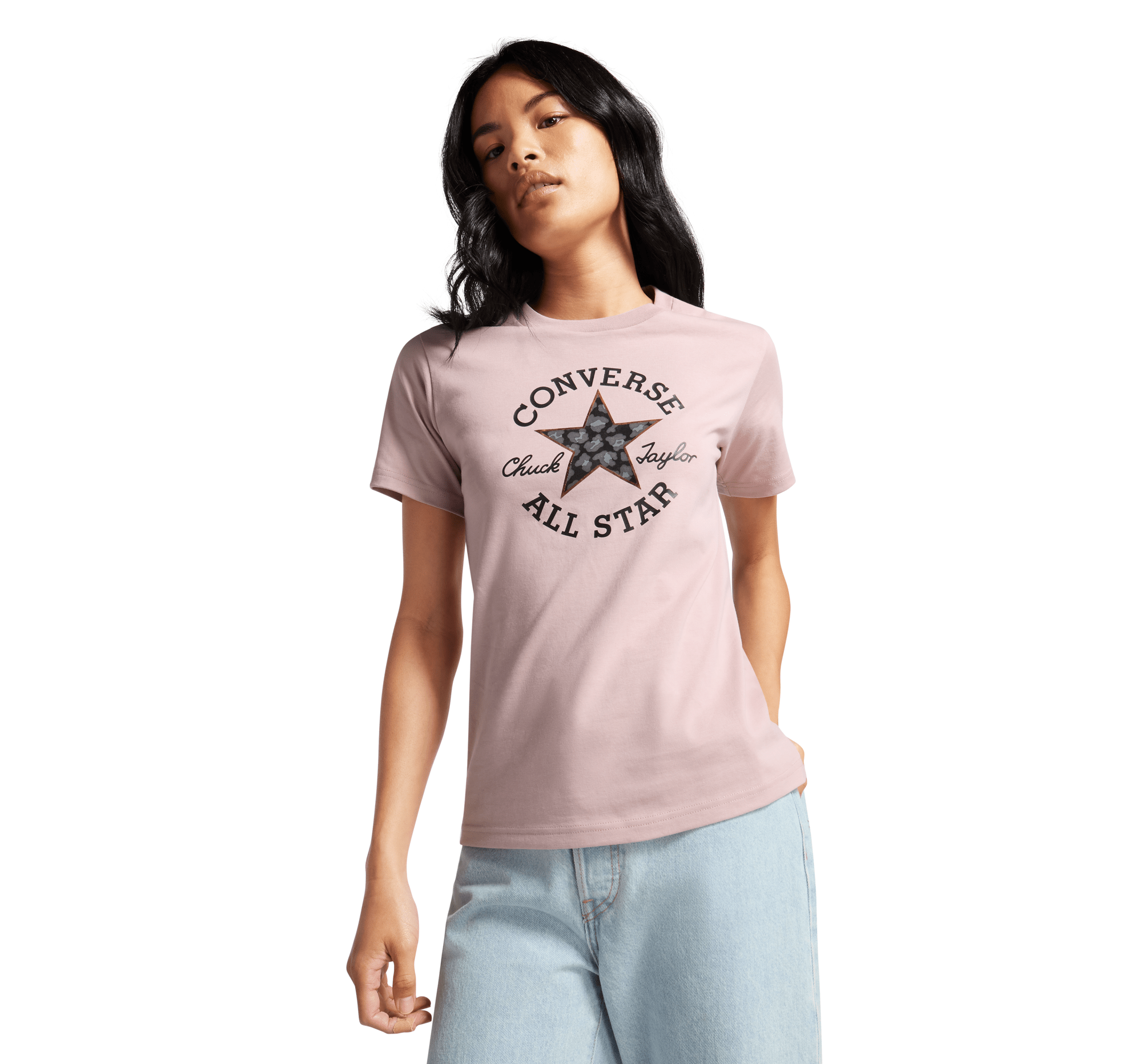 Tricou Leopard Chuck Taylor Patch