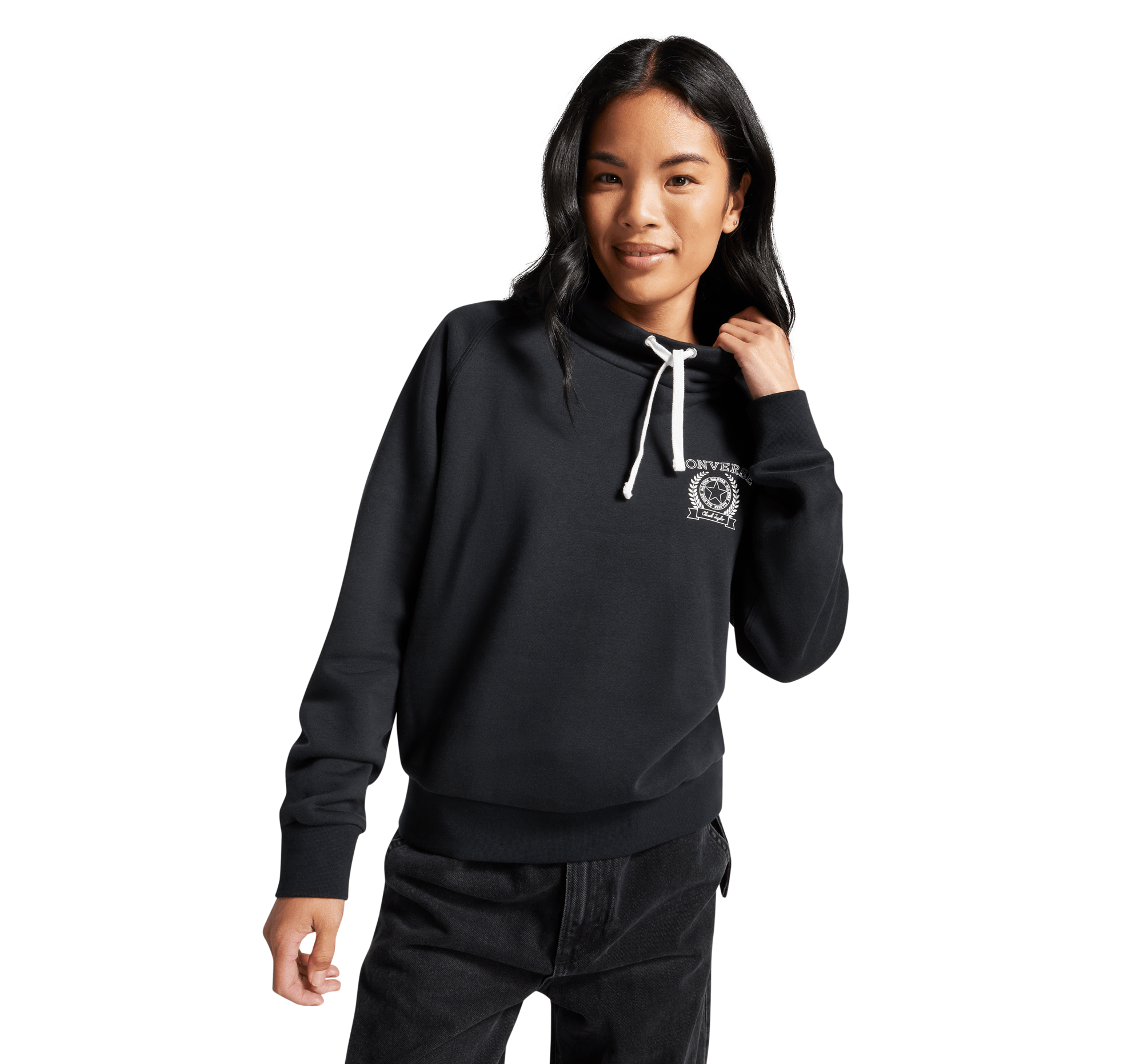 Pulover Retro Chuck Taylor Mock Neck