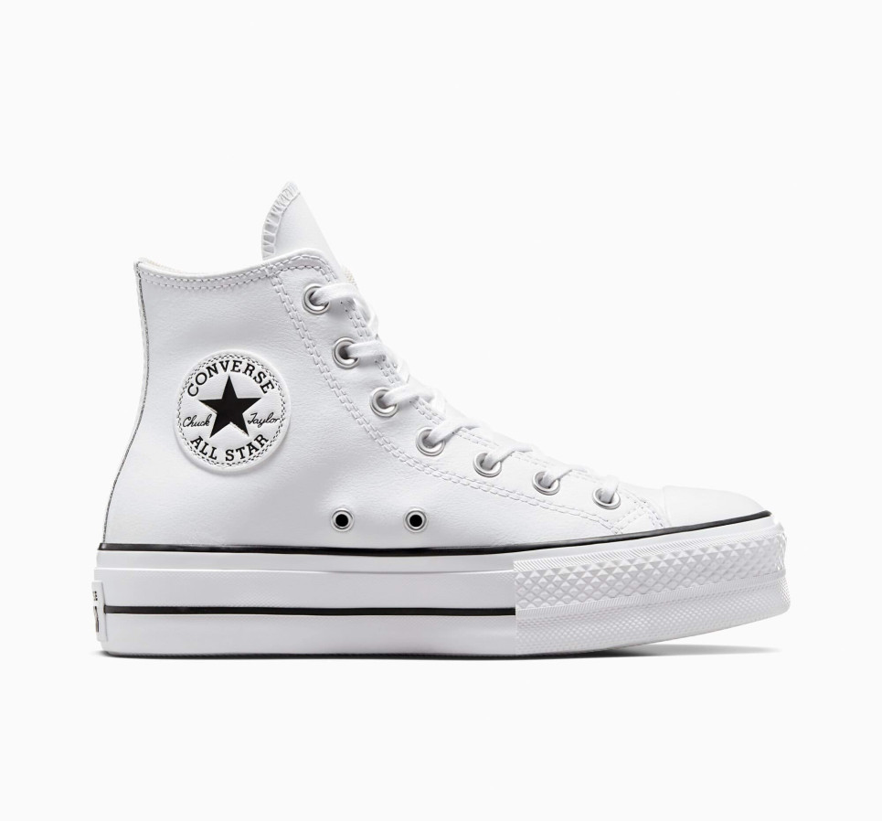 Chuck Taylor All Star Lift Platform Leather-White-36