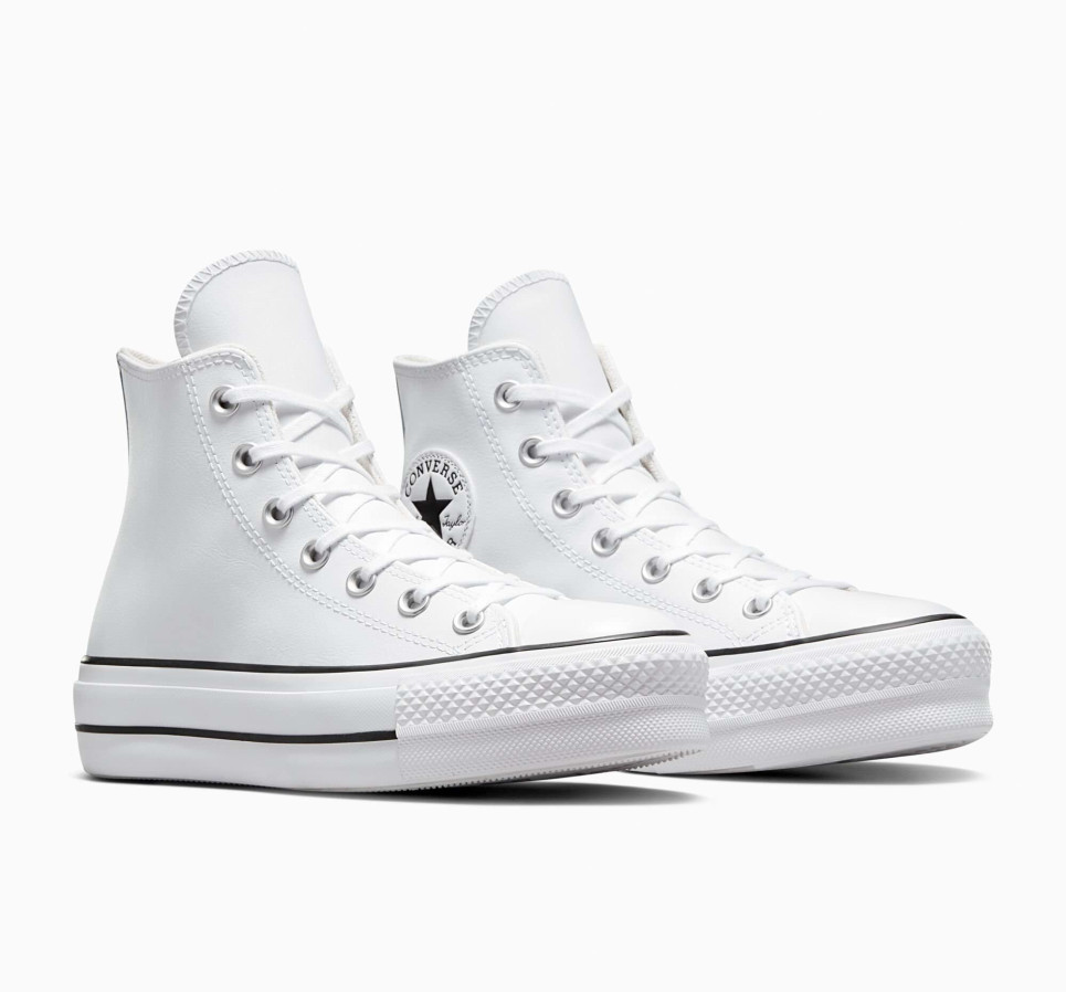 Chuck Taylor All Star Lift Platform Leather-White-36