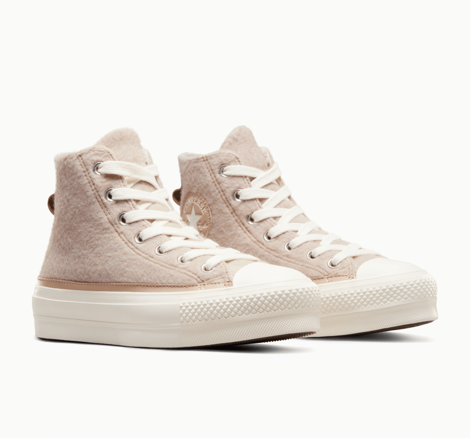 Chuck Taylor All Star Lift Platform Faux Mohair