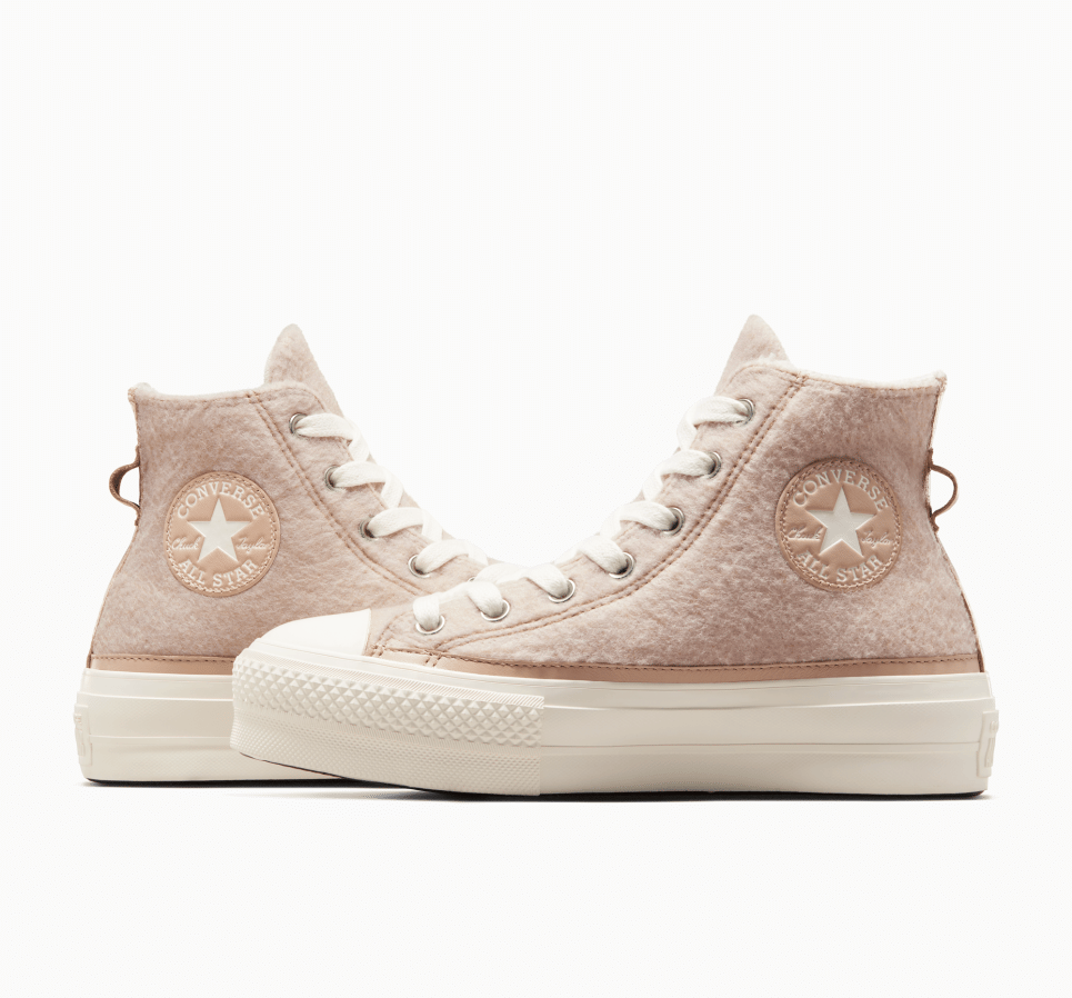 Chuck Taylor All Star Lift Platform Faux Mohair
