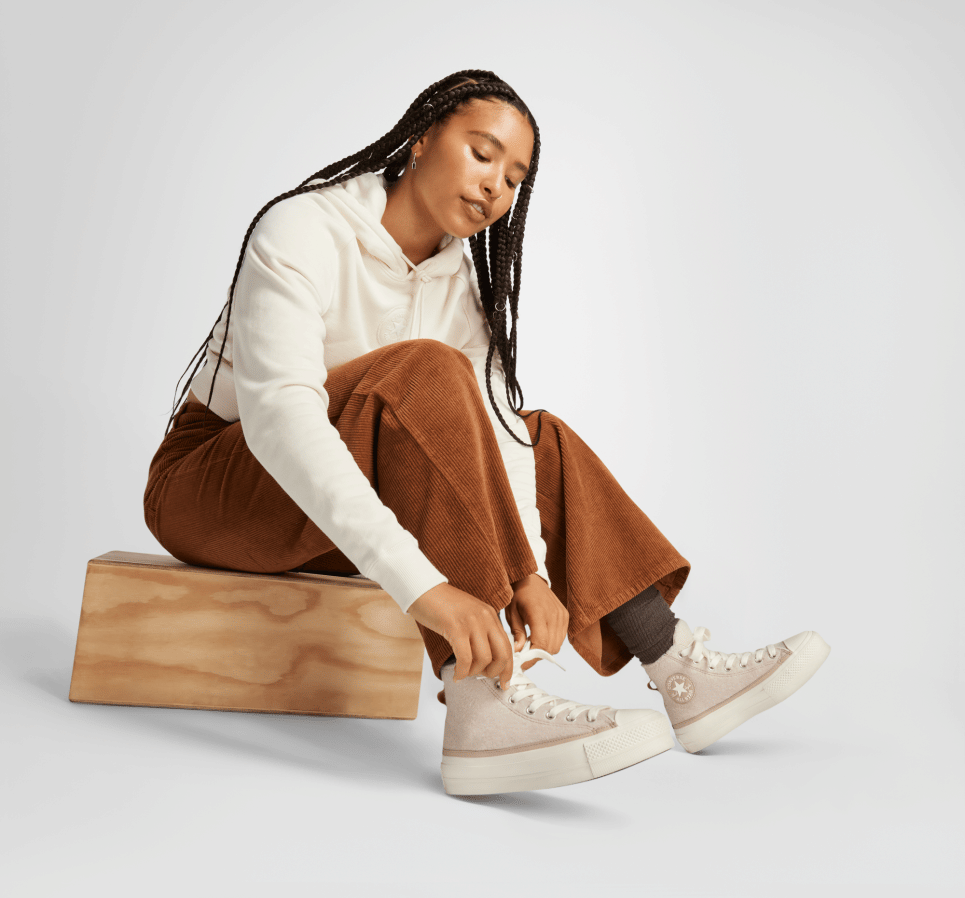 Chuck Taylor All Star Lift Platform Faux Mohair