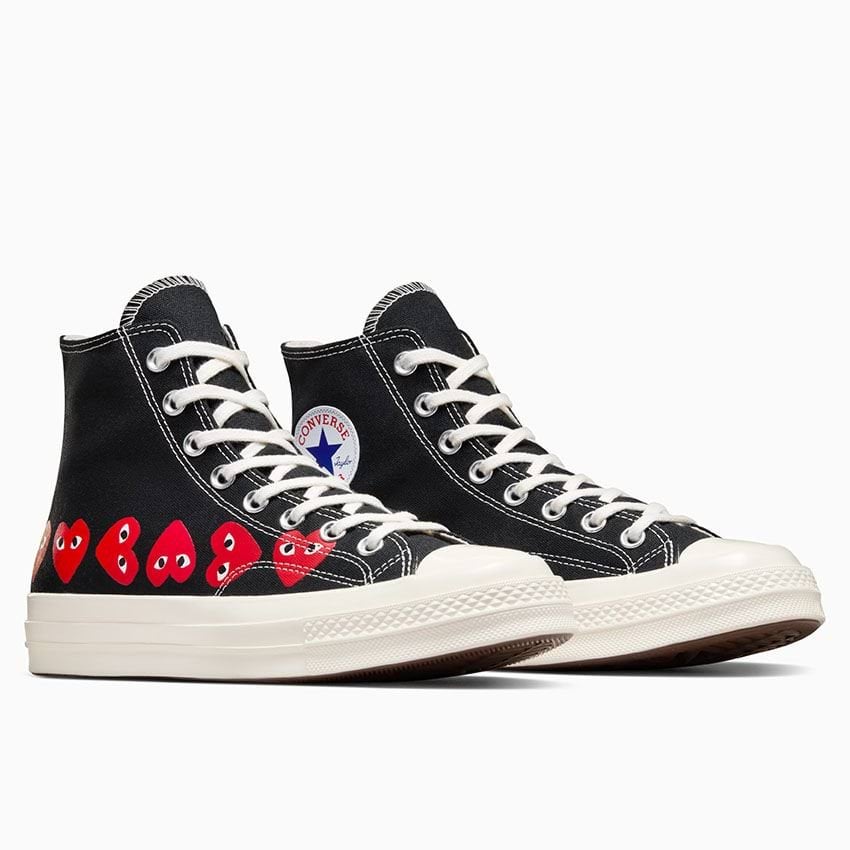 Converse x Comme des Garçons PLAY Chuck 70 Multi Heart-Black-36