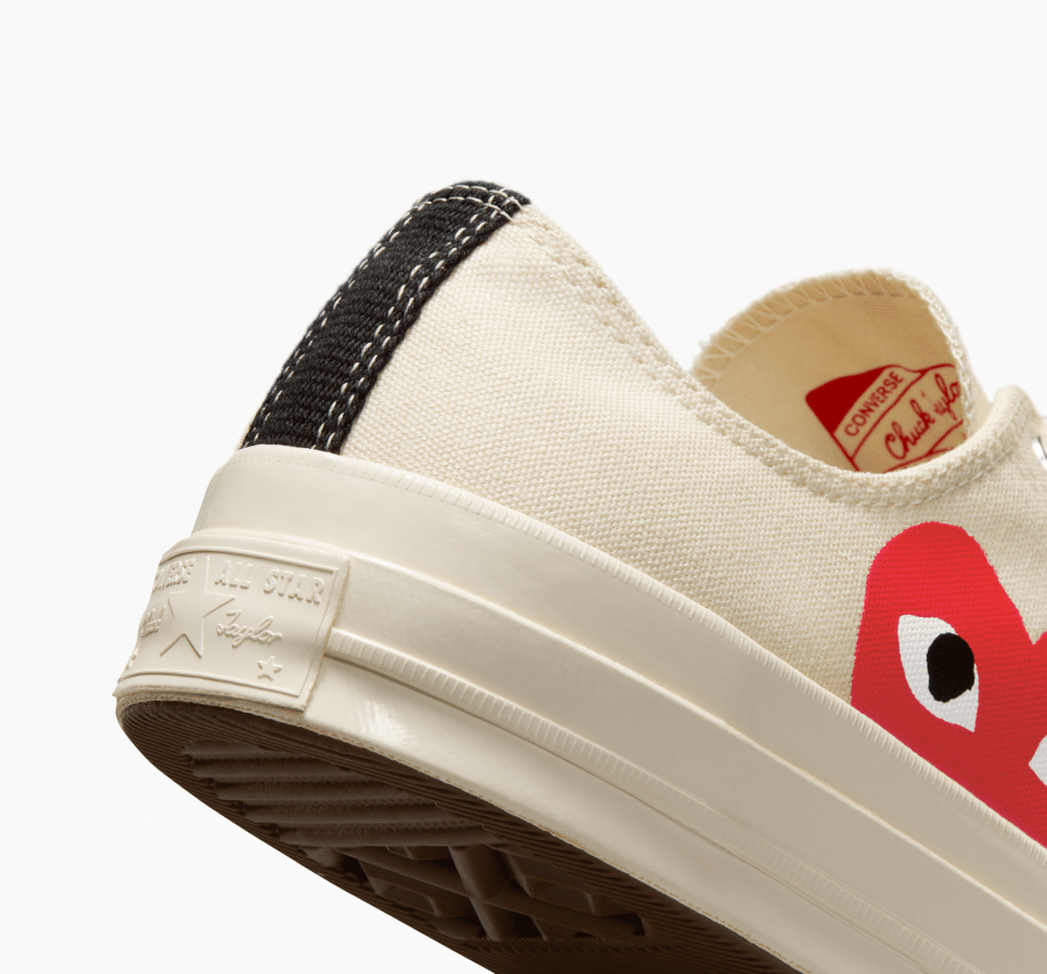 Converse x Comme des Garçons PLAY Chuck 70-Cream-36