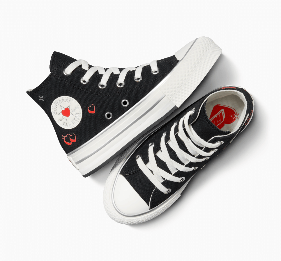 Chuck Taylor All Star EVA Lift Platform Y2K Heart