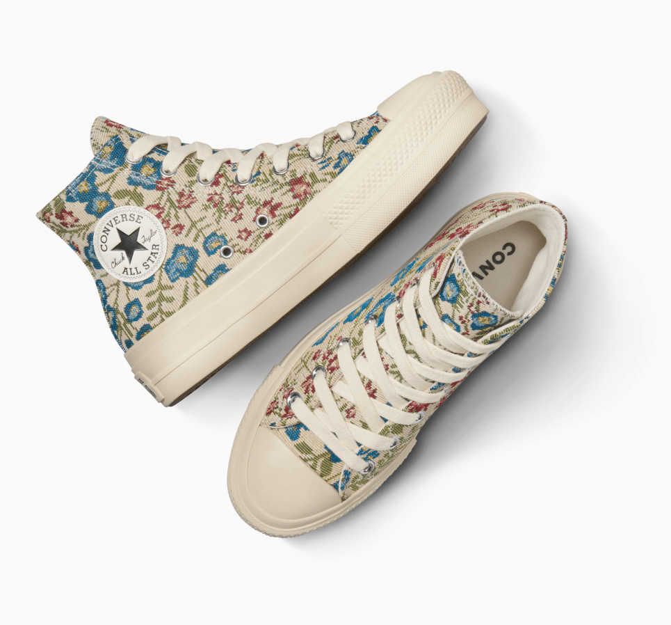 Chuck Taylor All Star Lift Platform Floral Tapestry