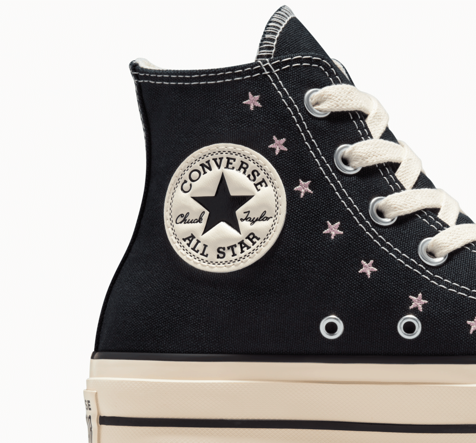 Chuck Taylor All Star Lift Platform Embroidered Stars