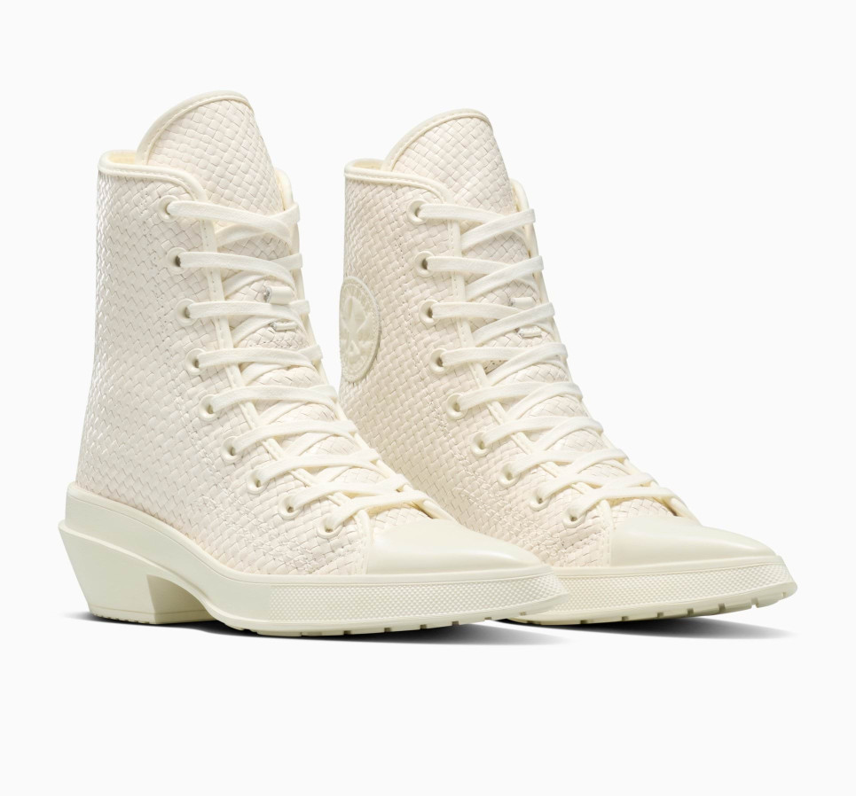 Chuck 70 De Luxe Pointed Platform Woven Leather