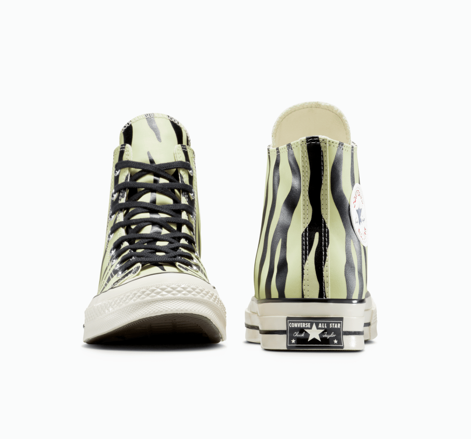 Glow-In-The-Dark Zebra Print