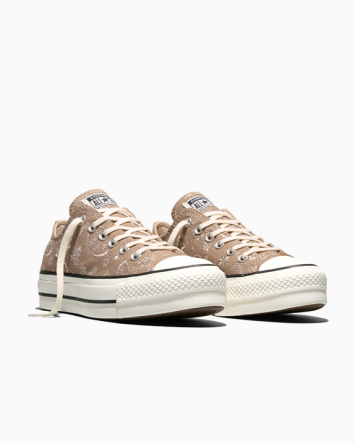 Chuck Taylor All Star Lift Platform Embroidered Paisley