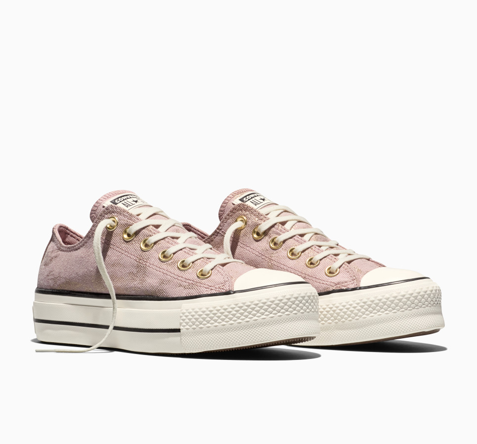 Chuck Taylor All Star Lift Platform Metallic Twill