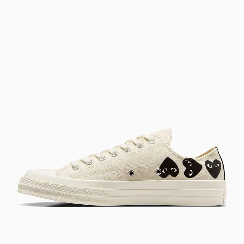 Converse x Comme des Garçons PLAY Chuck 70 Multi Heart-Cream-36