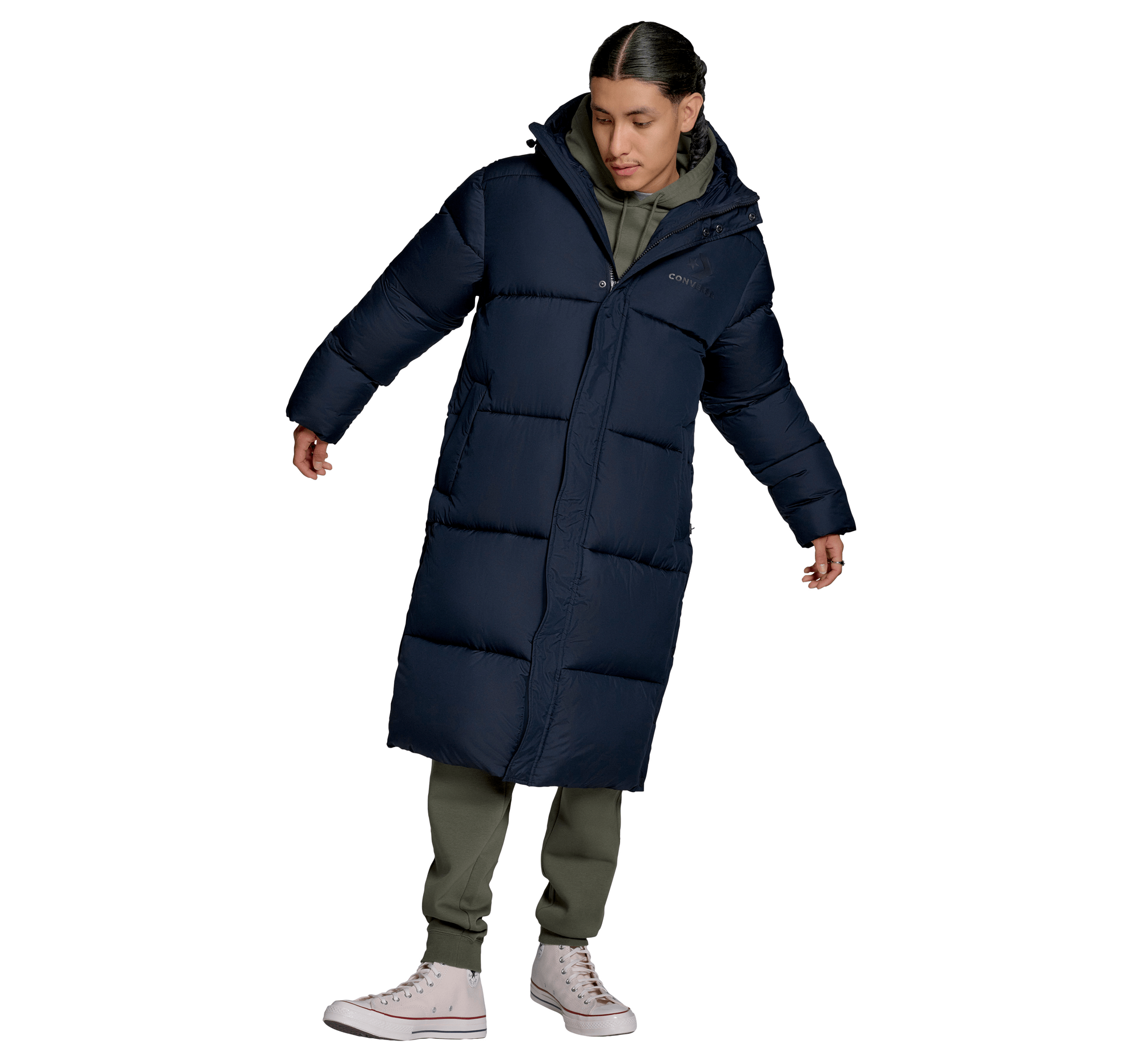 Jachetă lungă Puffer