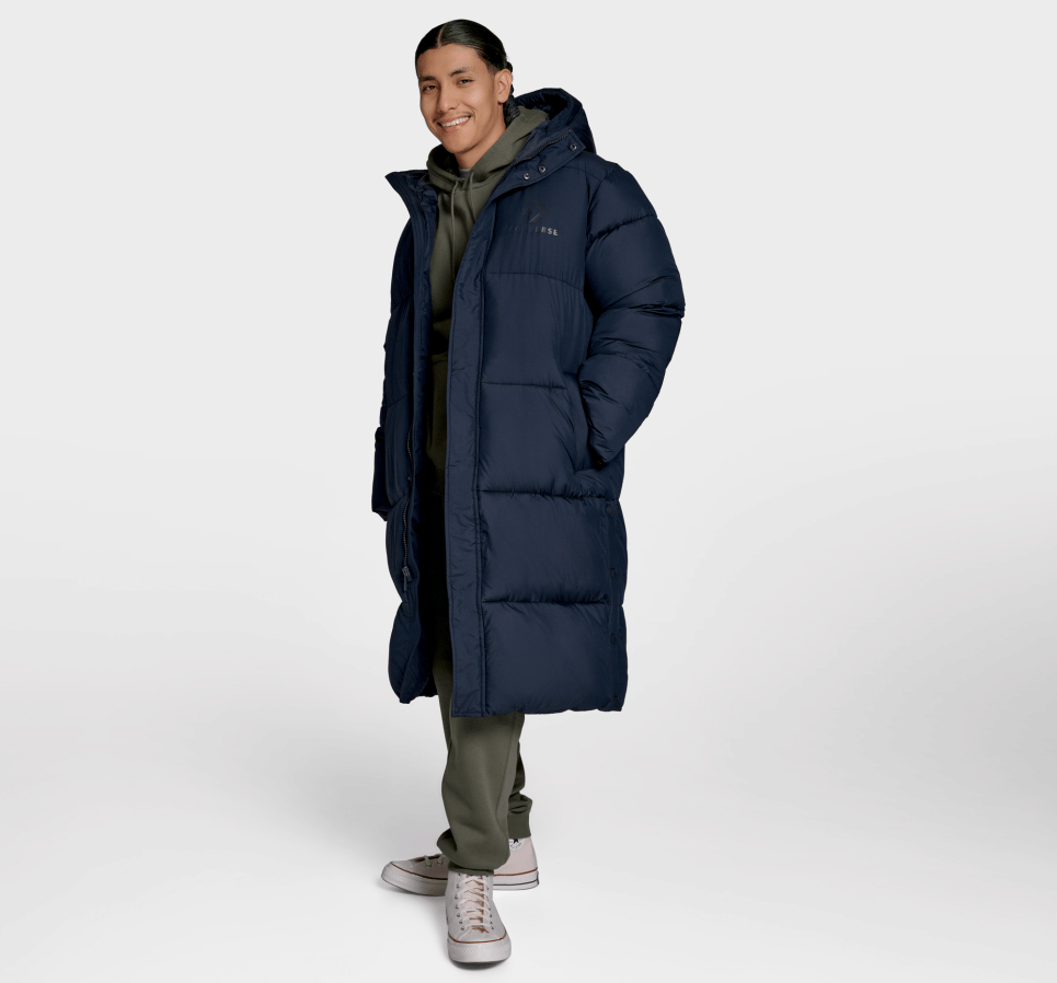 Jachetă lungă Puffer