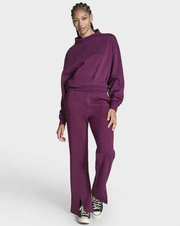 Mock Neck Oversized Sweatshirt