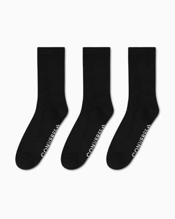 3-Pack Wordmark Half-Crew Socks