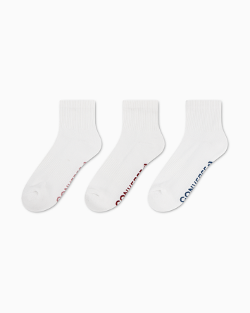 3-Pack Wordmark Quarter Socks